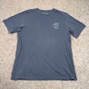 Travis Mathew Blue Lake House Short Sleeve Graphic T-Shirt‎ Men's Size Medium